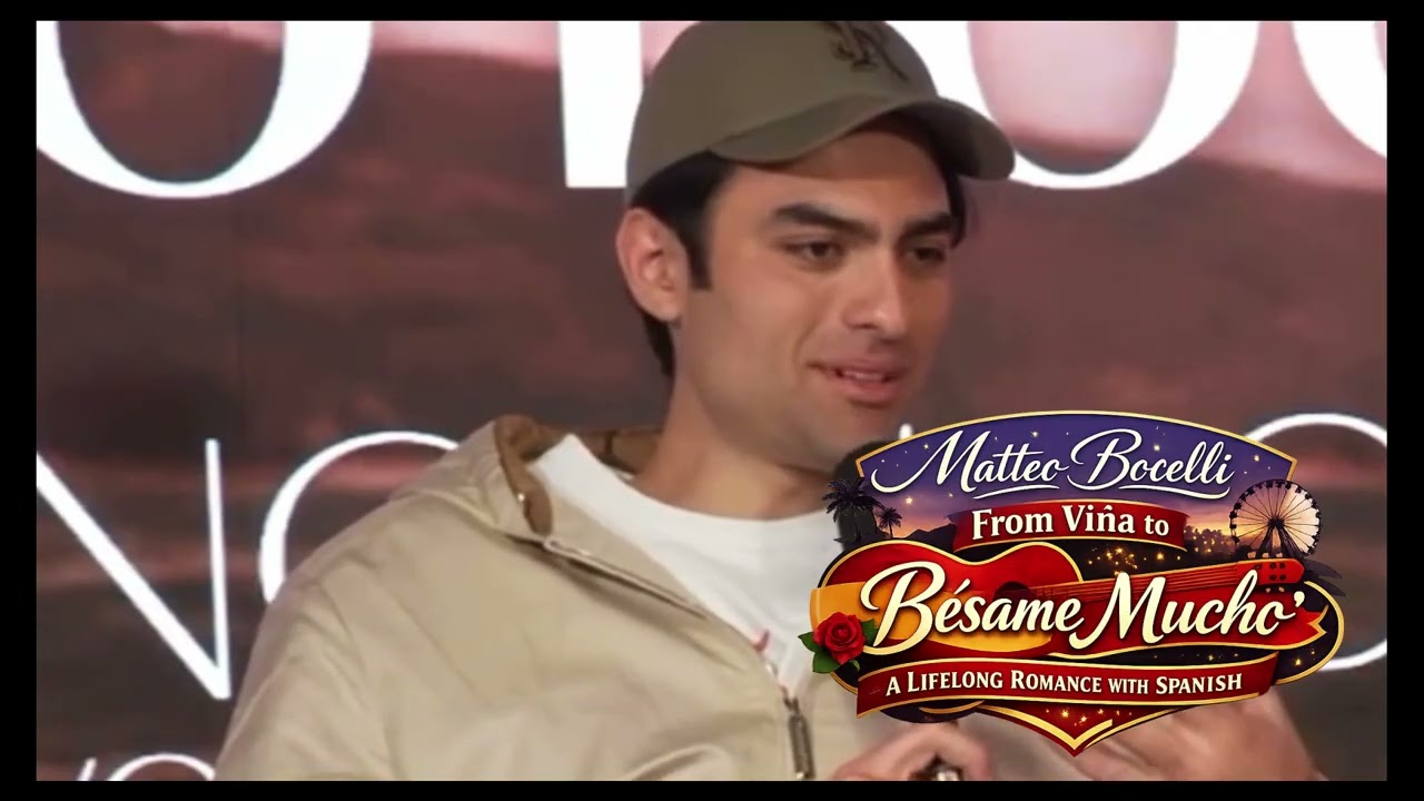 MATTEO BOCELLI “Singing in Spanish: A Journey That Started in Childhood”