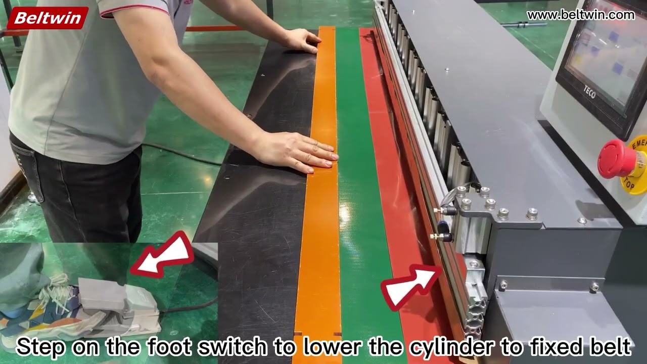 PVC PU Belt Edge Sealing Welding Machine