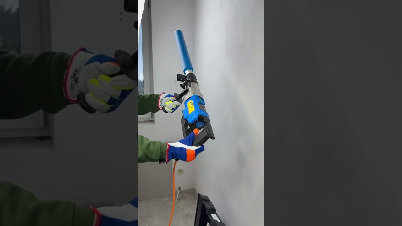 Wiertnica do wiercenia na sucho | Tyrolit DME17DP-L w akcji
