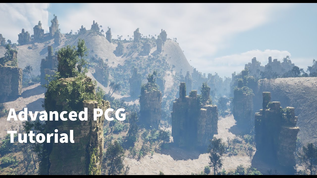 Unreal engine 5 - Advanced PCG & Landscape Physical Materials Tutorial