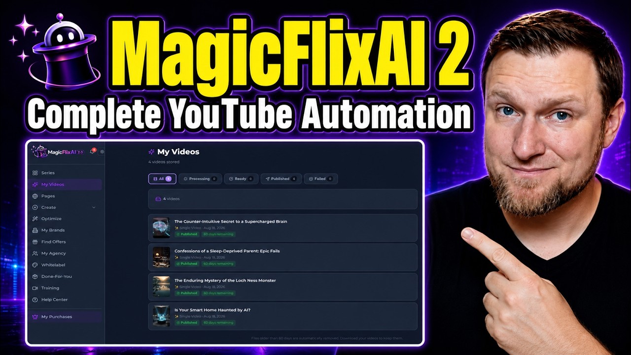 Обзор MagicFlixAI 2.0: Автоматизируйте свой faceless YouTube-канал
