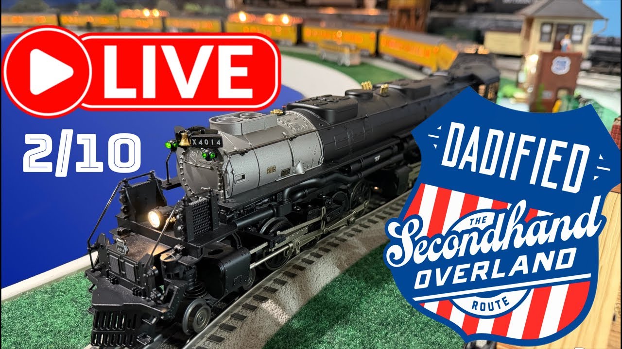 LIVE with DADIFIED!  O-Gauge Train News & Updates
