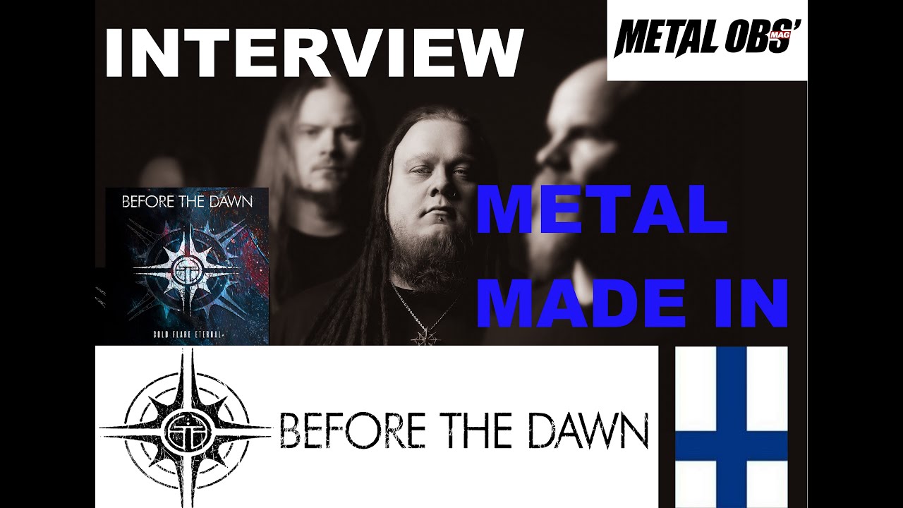 BEFORE THE DAWN interview (melodic death metal-FIN) for new album Cold Flare Eternal ​(2025)