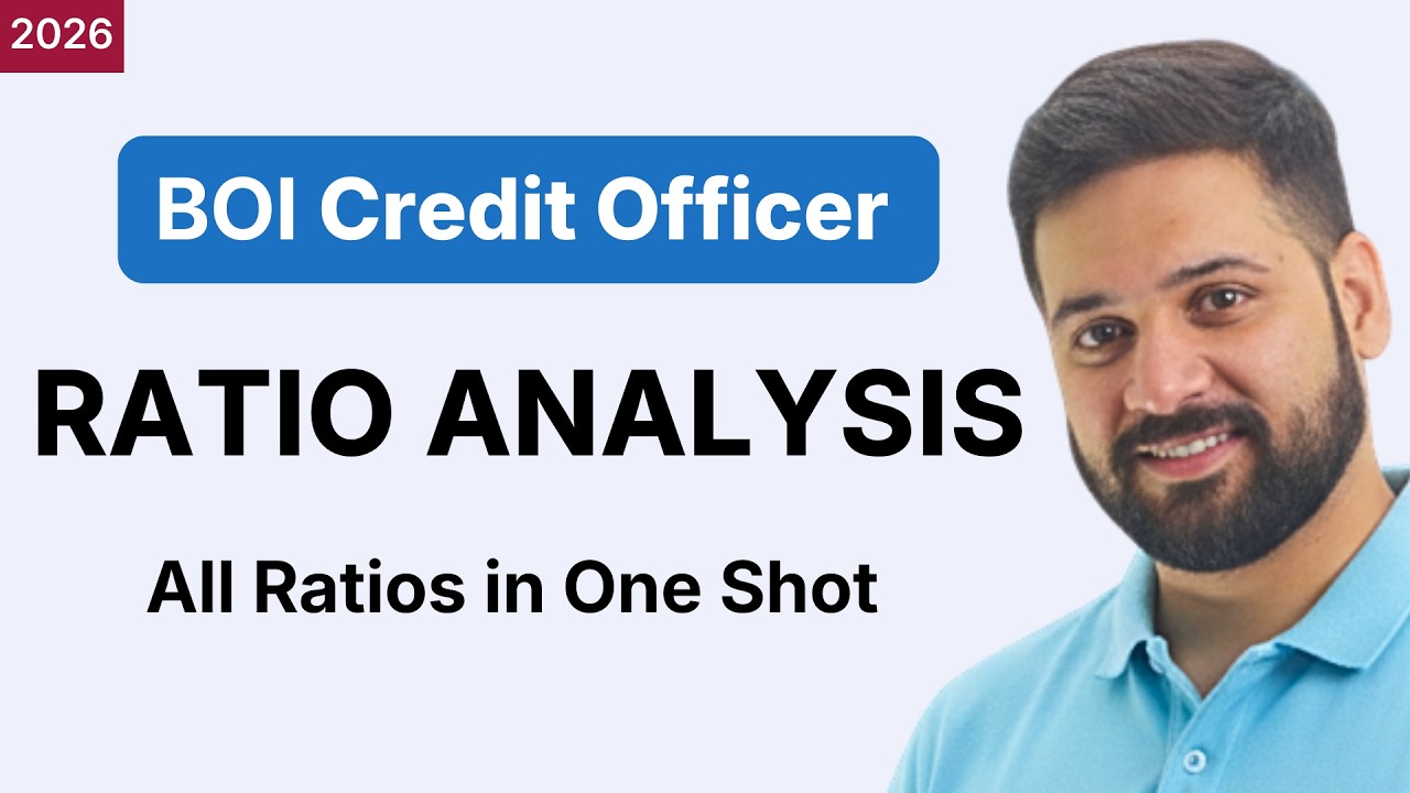 Ratio Analysis Quick Revision | BOI Credit Officer 2025 | Power Capsule by BankExamsToday