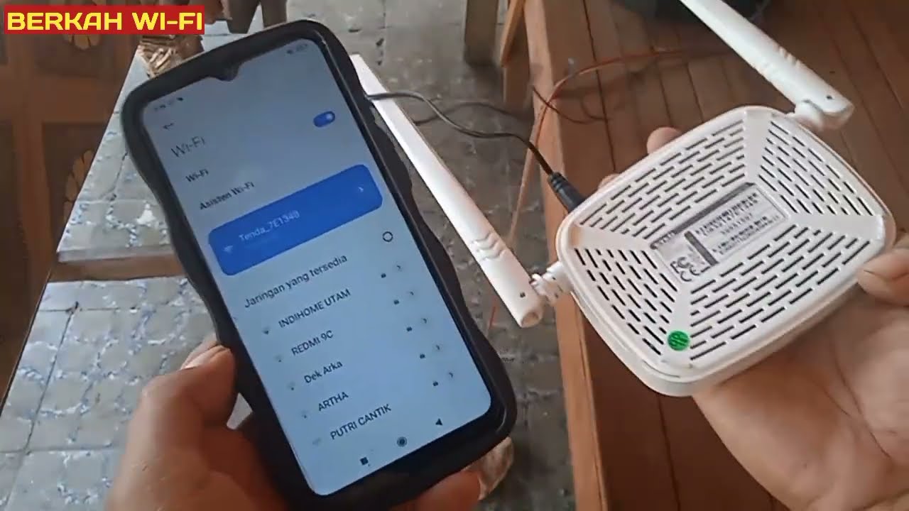 cara terbaru nembak wifi tanpa kabel dengan router tenda router tenda