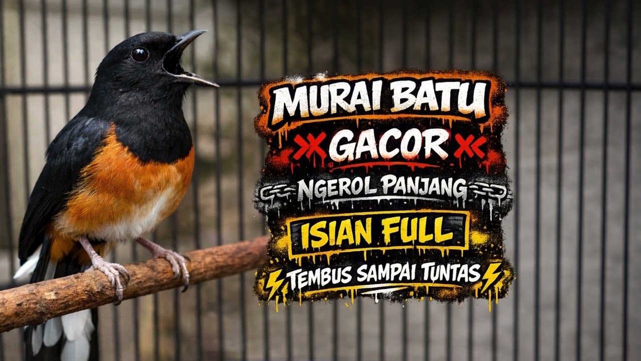 Masteran Murai Batu Gacor Ngeroll Panjang & Isian Tajam Full Durasi