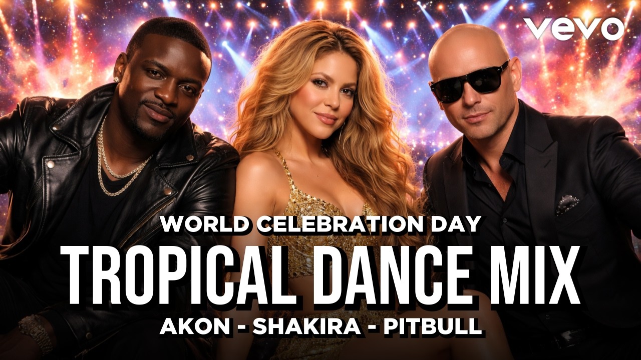 Akon x Shakira x Pitbull - World Celebration Day | Tropical Dance Mix ( Official Ai Music 2026 )