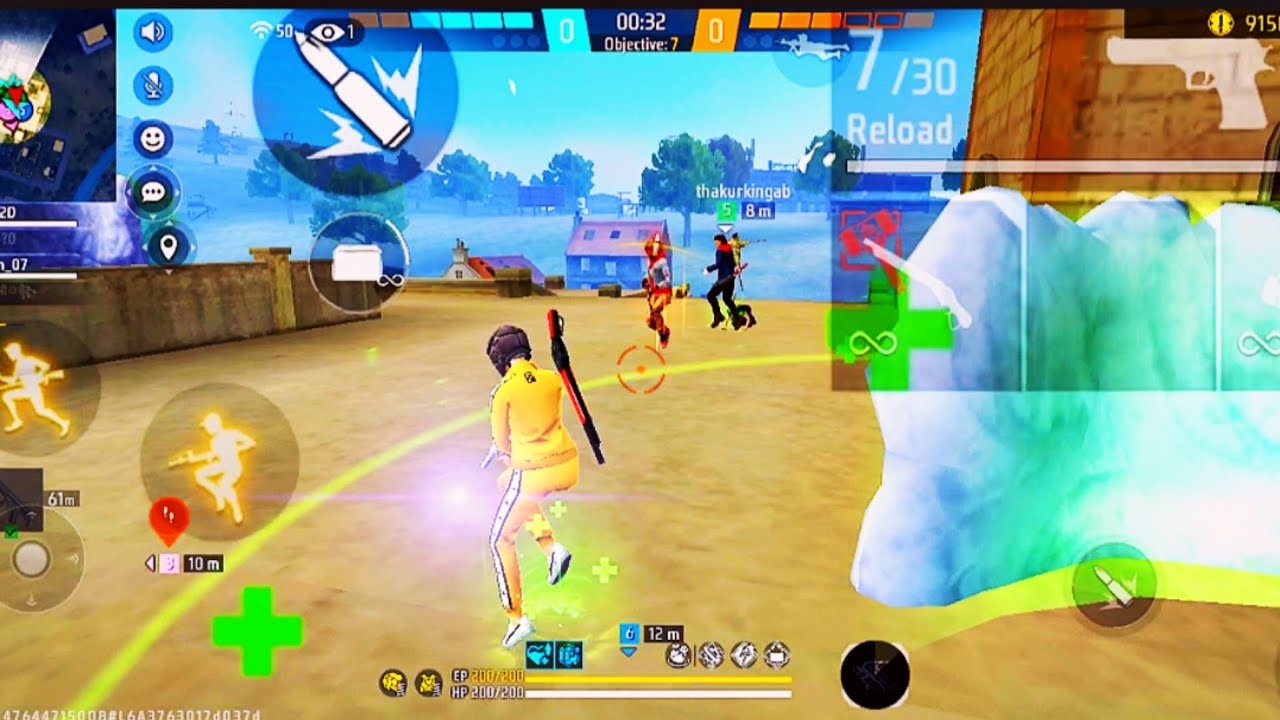 I AFTER CHANGE FIRE BUTTON SIZE 60% TO 20%😎🔥HEADSHOT RATE 100%⚡️💯SAMSUNG M35 GAMEPLAY 💪💥
