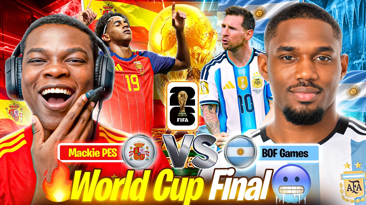 Prof BOF vs Mackie Pes HD - World Cup Final Was INTENSE🤯| Argentina🇦🇷 vs Spain🇪🇸
