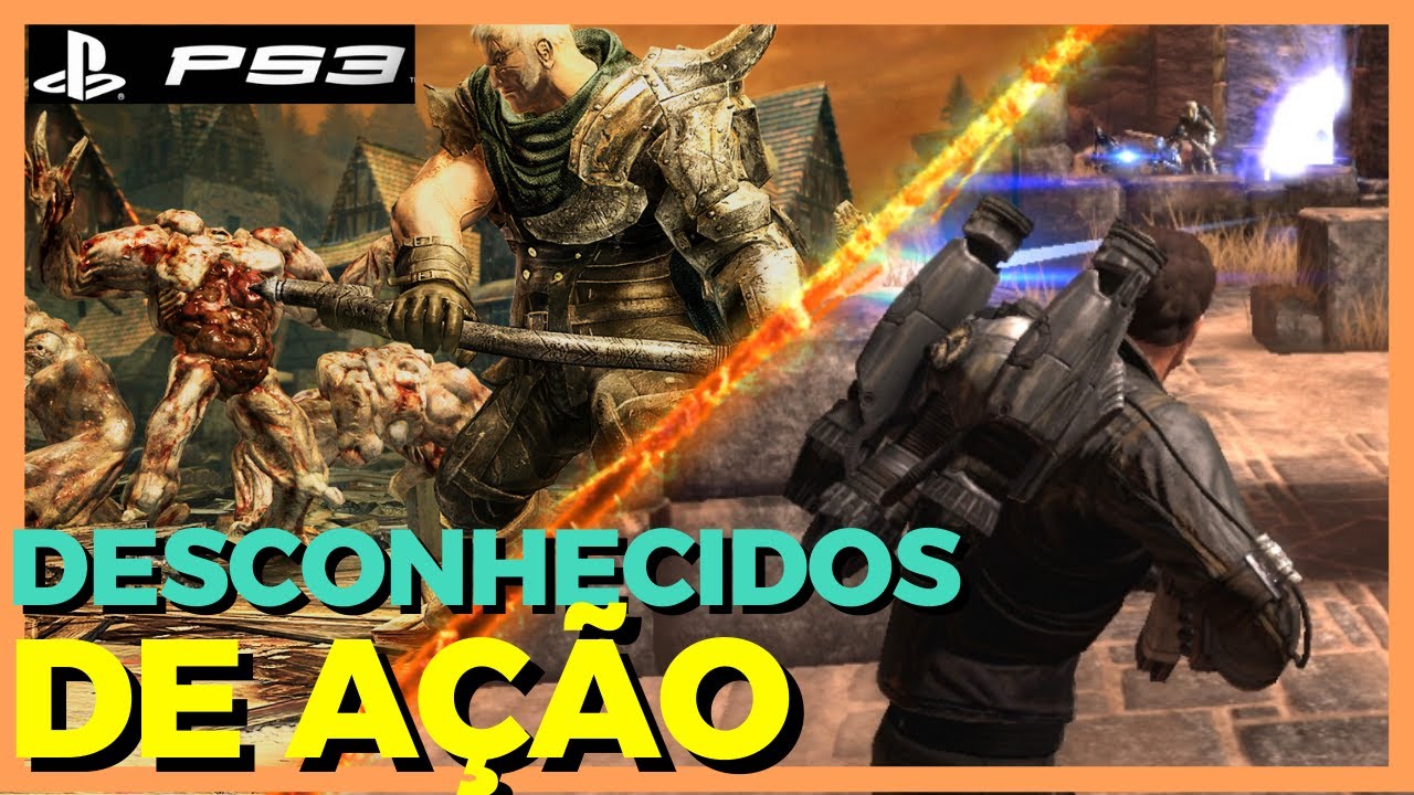 JOGOS DE AÇÃO DESCONHECIDOS NO PS3, MAS QUE SÃO INCRÍVEIS!