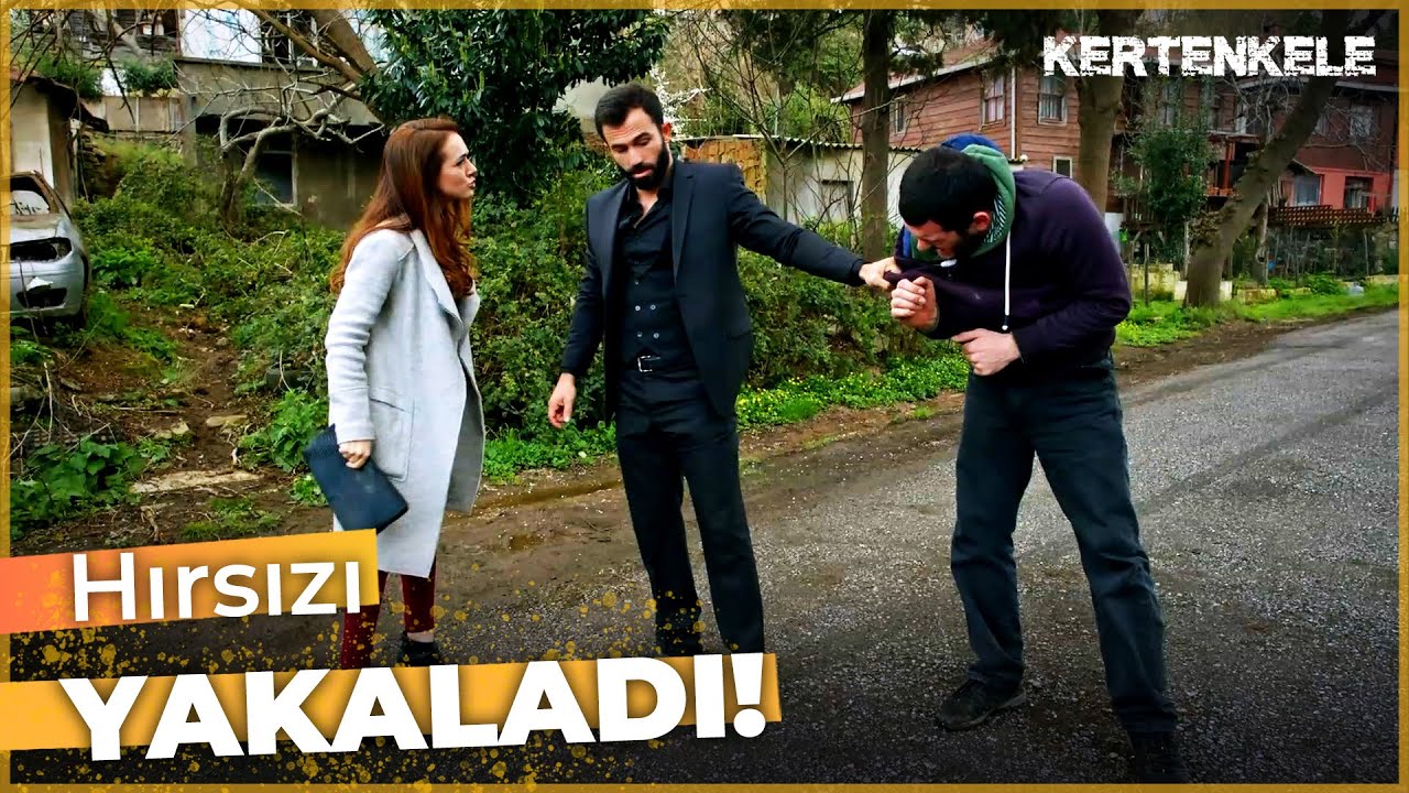 Kara Kemal, Melis'in çantasını çalan hırsızı yakalıyor | Kertenkele 🦎