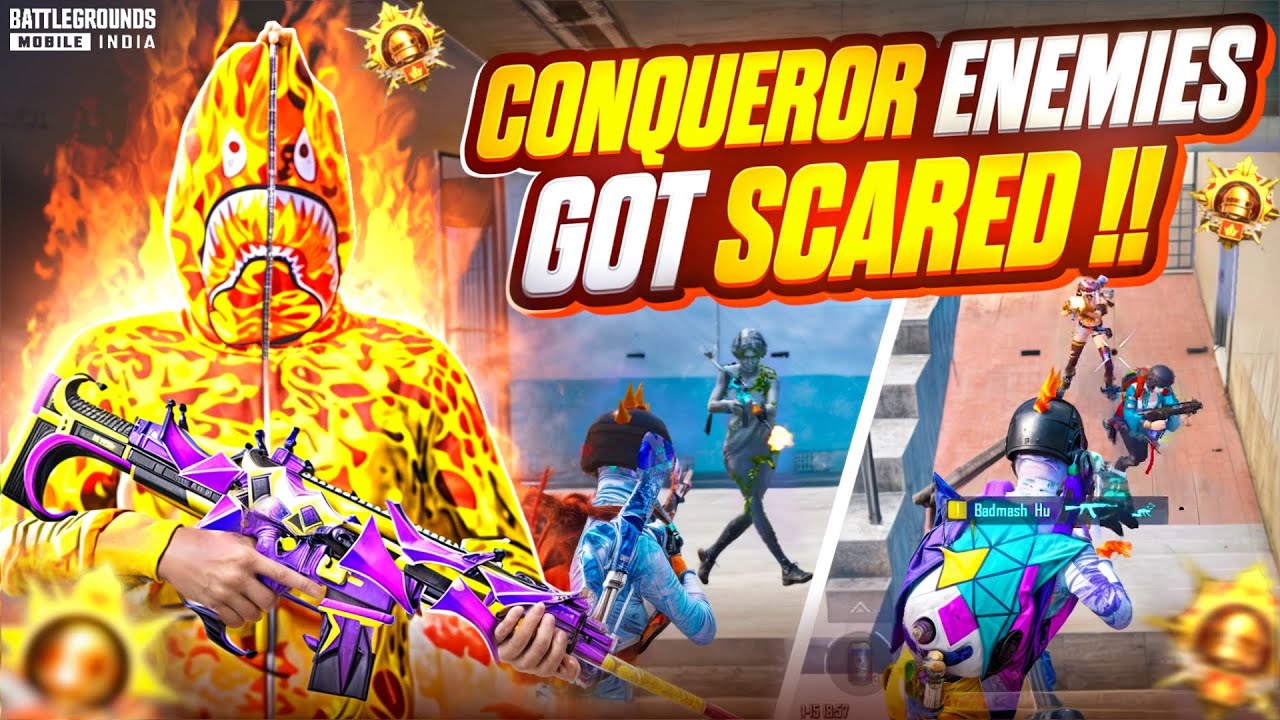 Bixi OP VS Conqueror Enemies 🔥Solo vs Squad Intense & Fastest 1v4 Clutches & Gameplay | BGMI