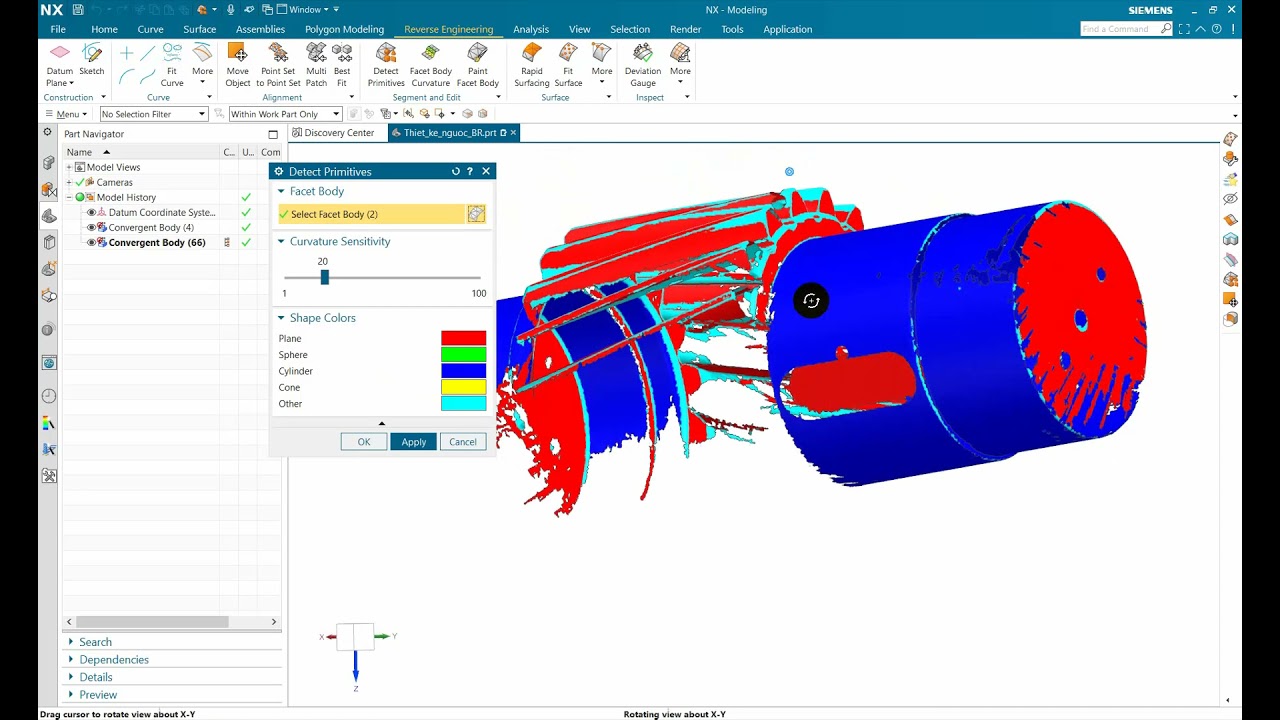 [NX thiết kế ngược] - Thiết kế ngược bánh răng trên phần mềm NX - Phần 2