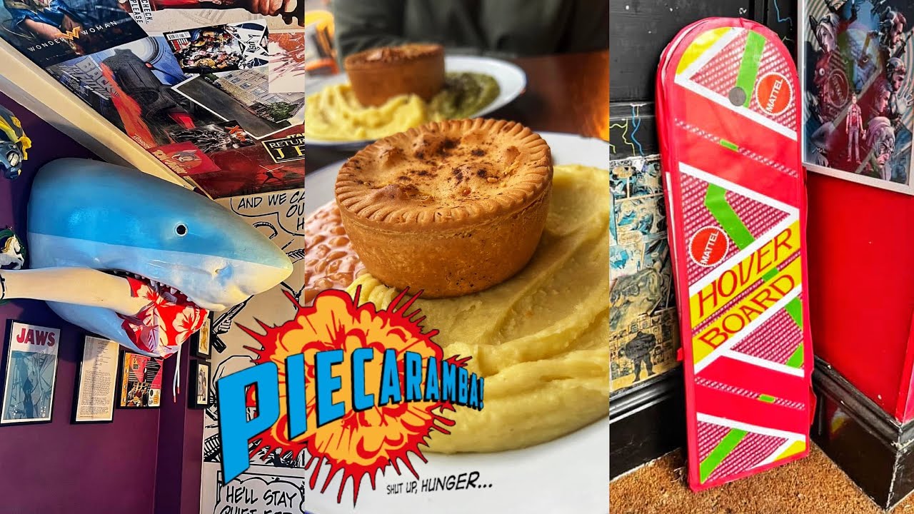 Piecaramba Winchester | Geeky Pie & Mash | Comic Book Restaurant with STAR WARS Themed Toilets 🚽