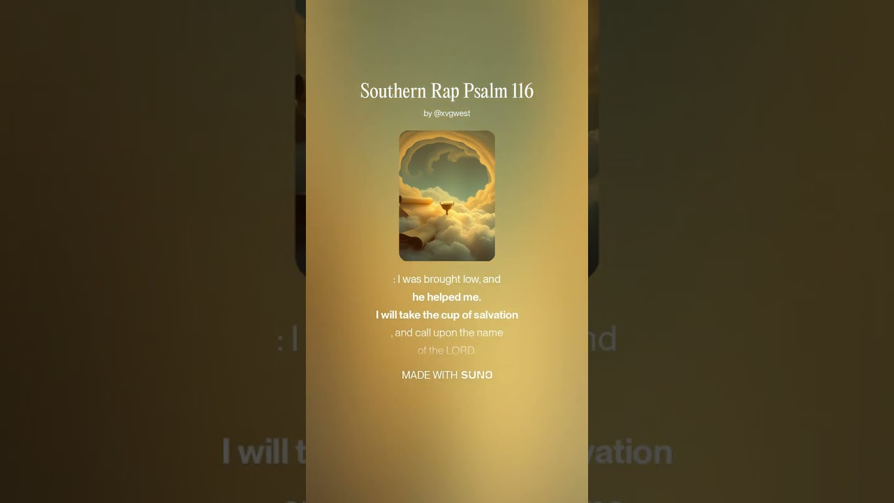 Southern Rap Psalms Psalm 116 Loosed My Bonds Official Audio