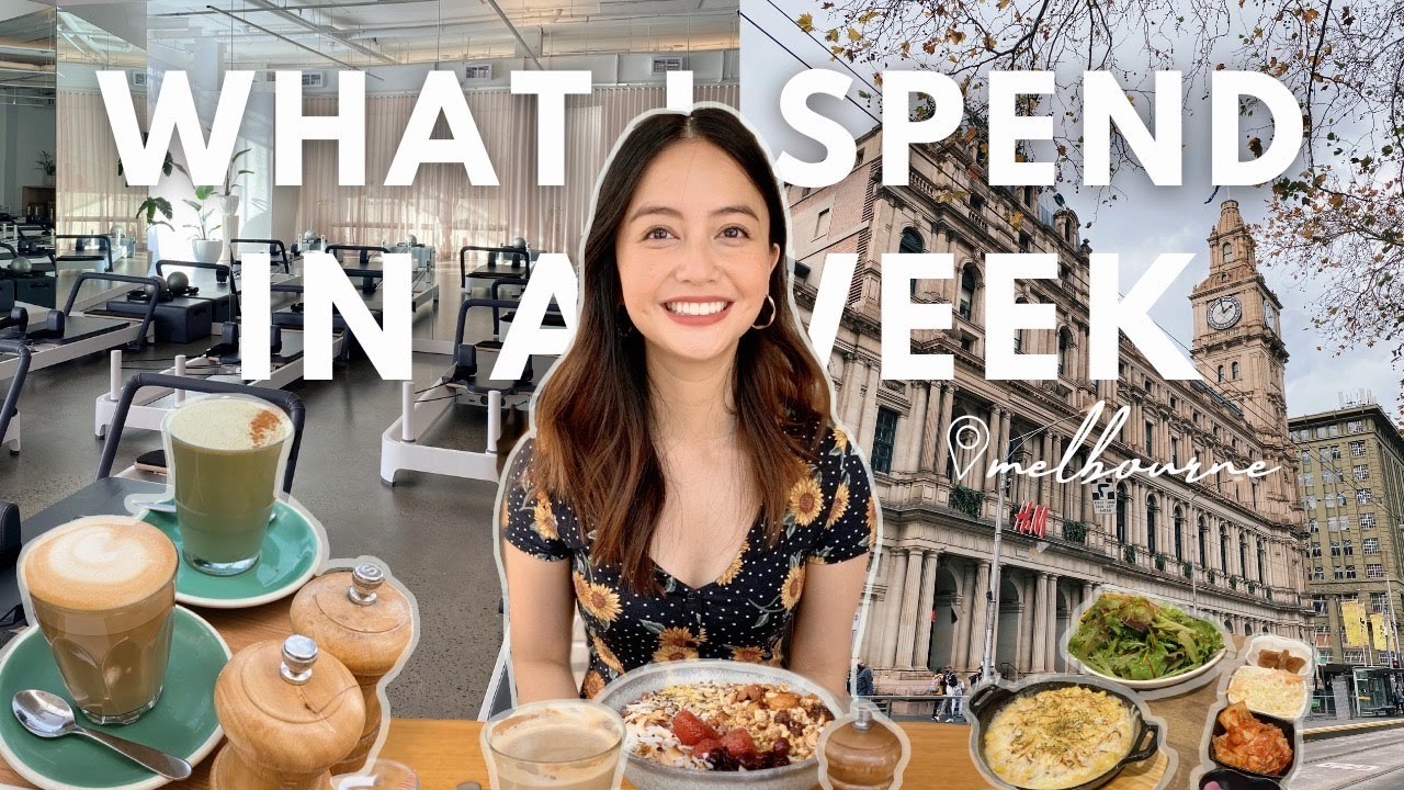 What I spend in a week in my late twenties in Melbourne | Pilates, KBBQ, new jeans, date night