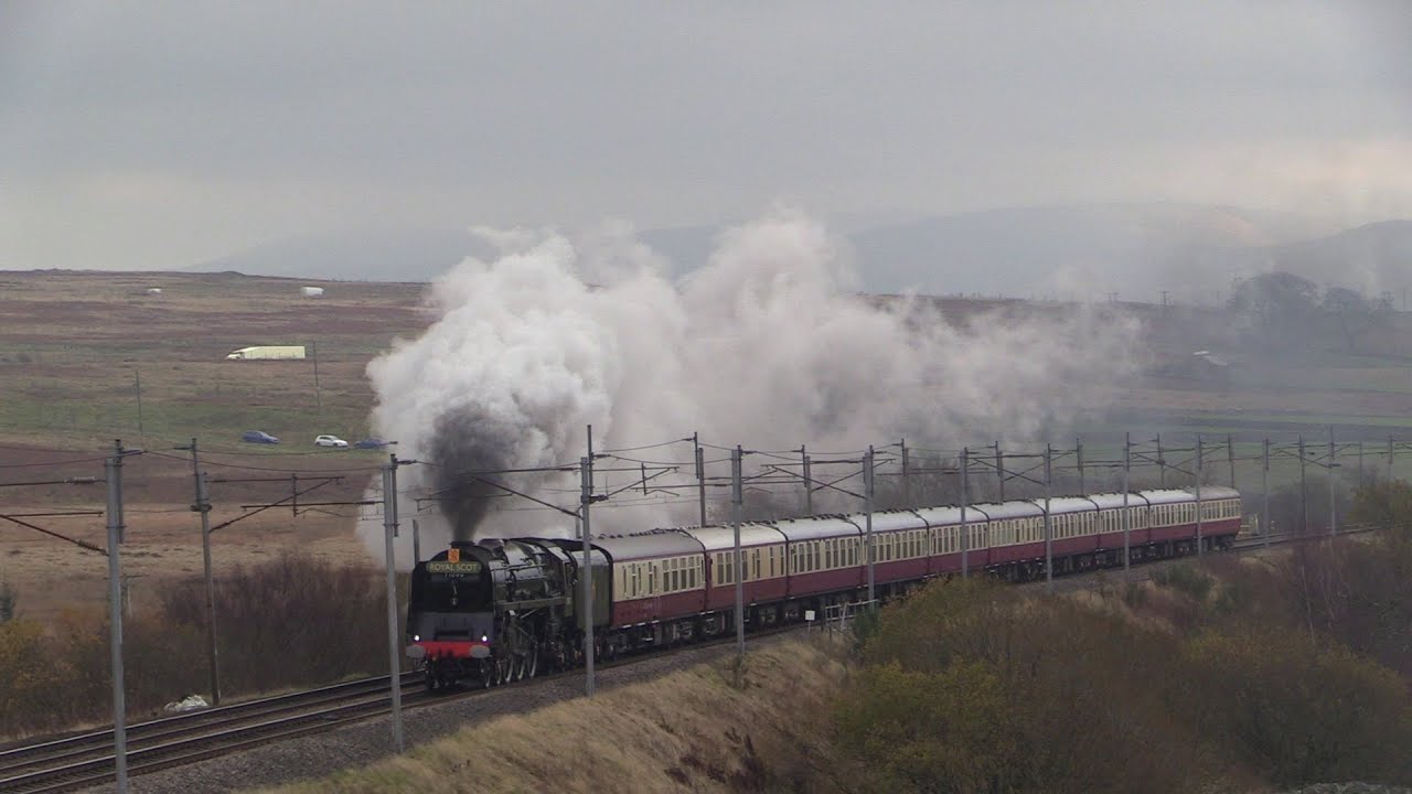 71000 Duke of Gloucester That's How you climb Shap bank ! 