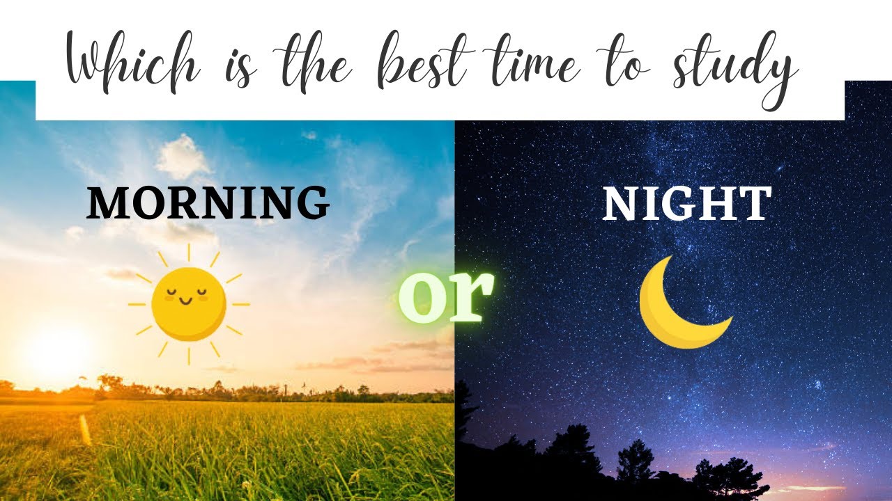 Which is the Best Time to Study | Benefits of studying Morning & Night | Create your study