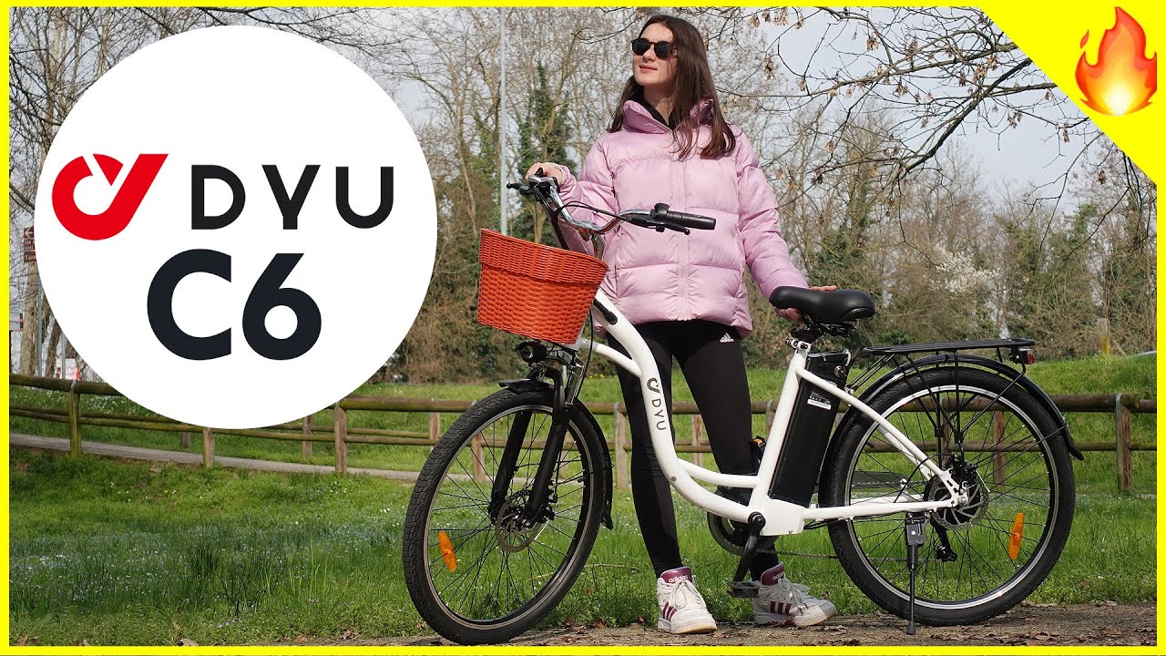 La MIGLIORE BICI ELETTRICA da DONNA -  DYU C6
