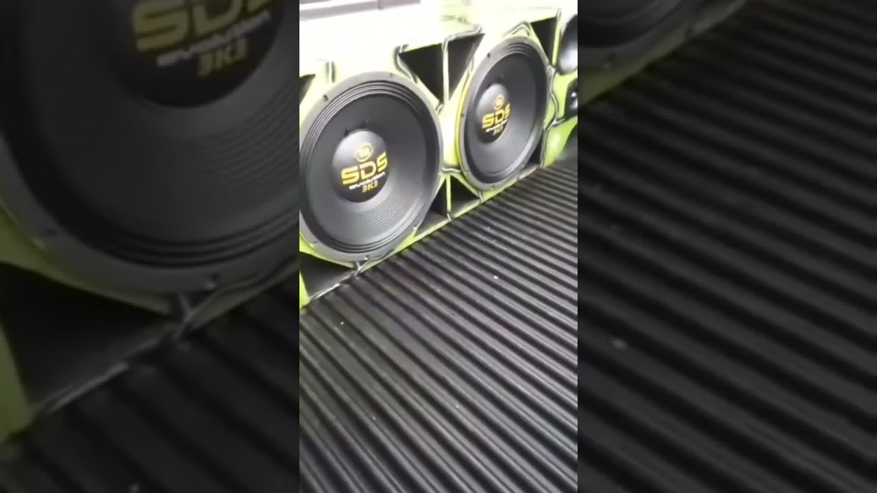 CAIXA DE SOM EROS SDS 3K3 1650 RMS TOCANDO MUITO!