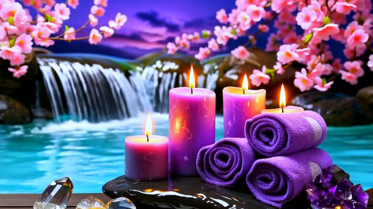 Beautiful Relaxing Music 🌿 Bamboo Water Sounds, Deep Sleep Music, Calming Music Relax Mind and Body