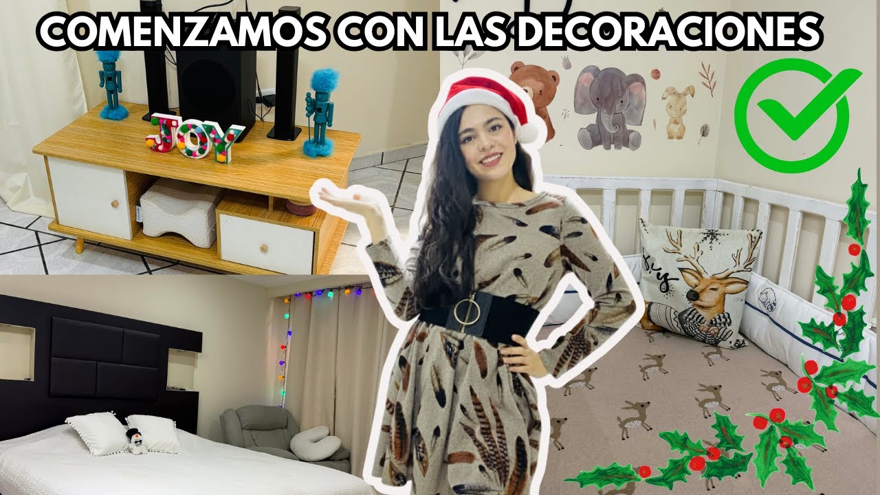 CAMBIOS EN MI RECAMARA 🛏️🔈🏡 DECORANDO MI HOGAR 🎄Pequeños detalles hacen la diferencia