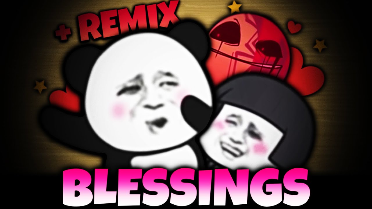 Friday Night Funkin' BLESSINGS HIGH EFFORT SONG RECREATION PANDA x MUSHROOM HEAD BIAOQING AETHOS