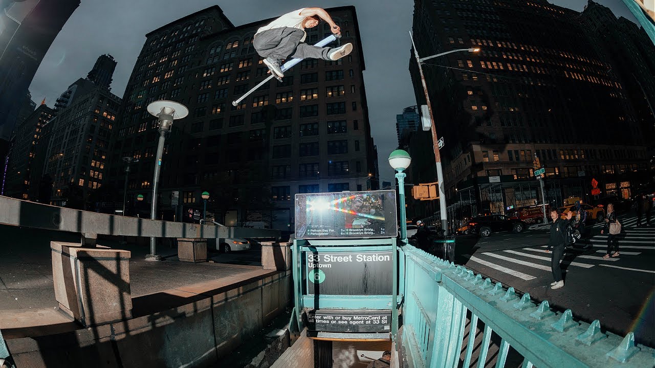 We Took Professional Pogo Stickers To Famous NYC Skate Spots