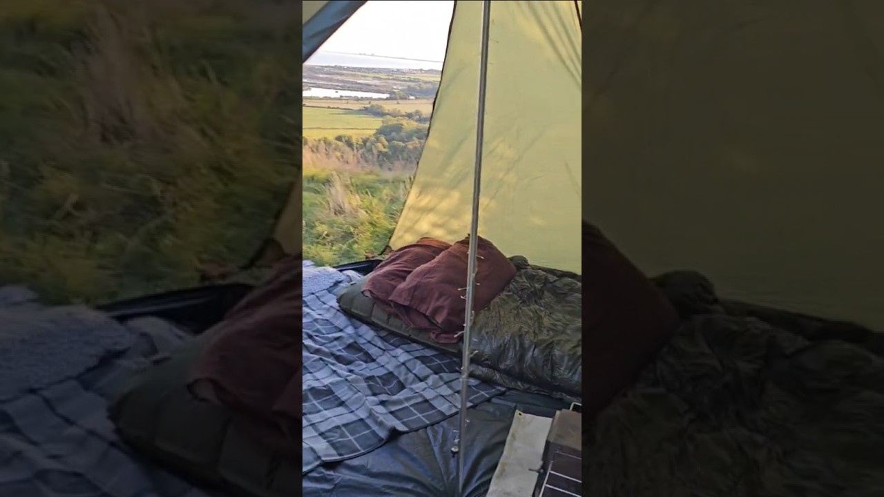 Longeek 4 Person Teepee Hot Tent Wild Camp #camping #wildcamping #stealthcampingalliance #hottent