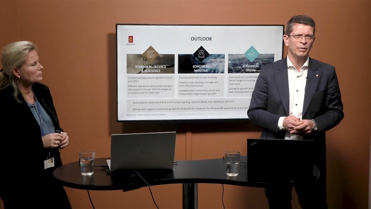 Selskapspresentasjon og Q&A med Kongsberg Gruppen
