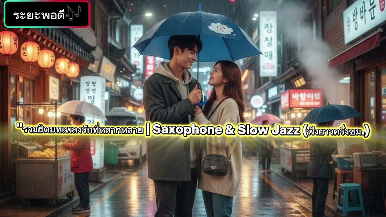 ​รวมฮิตบทเพลงรักที่หลากหลาย  Saxophone & Slow Jazz (ฟังยาวครึ่งชม. )
