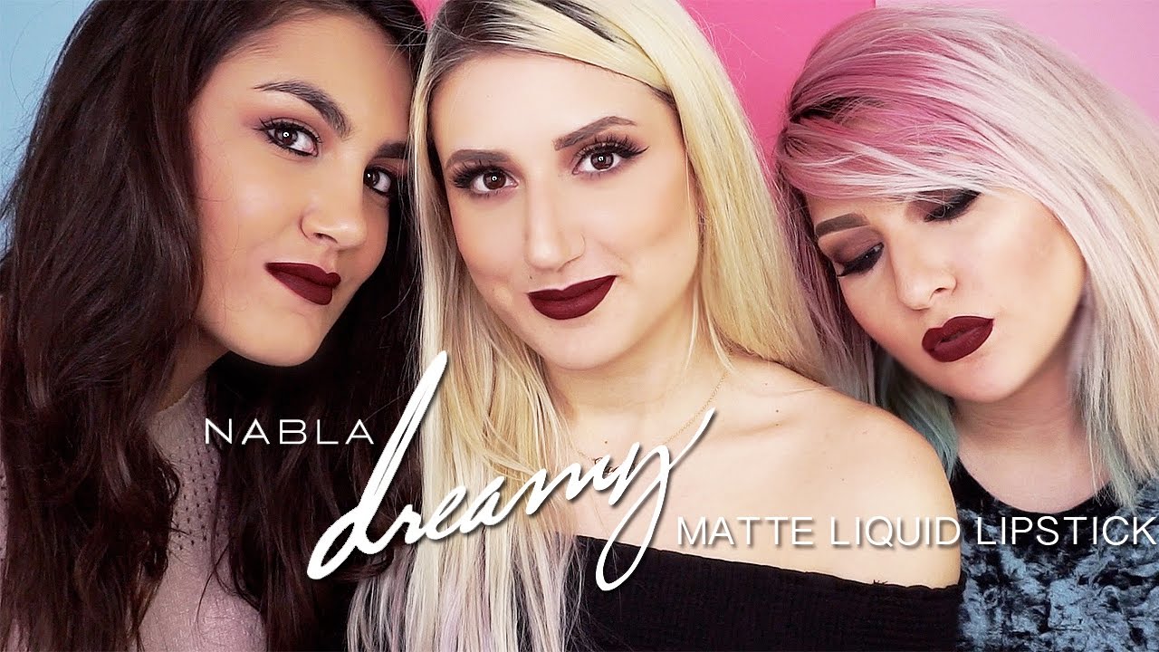 LIP SWATCH NABLA 💄 DREAMY MATTE LIQUID LIPSTICK - IN ANTEPRIMA!!! | The Ladies