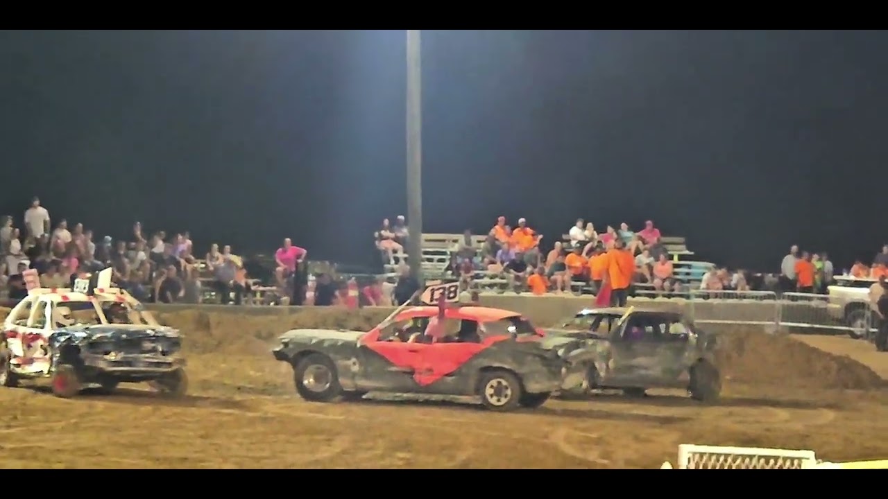 Vanderburgh county 4-h demolition derby 2024 (big cars)