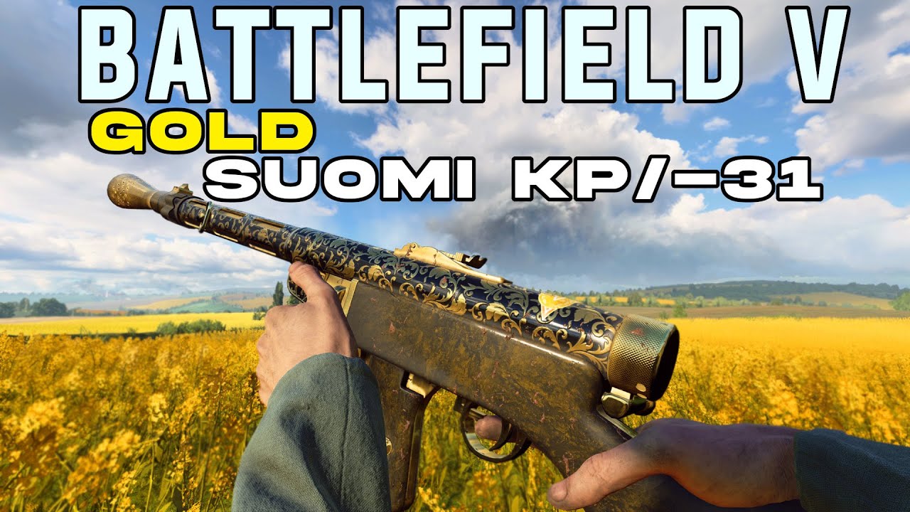 Unlocking Gold Suomi KP 31 Best Medic Weapon? Battlefield V