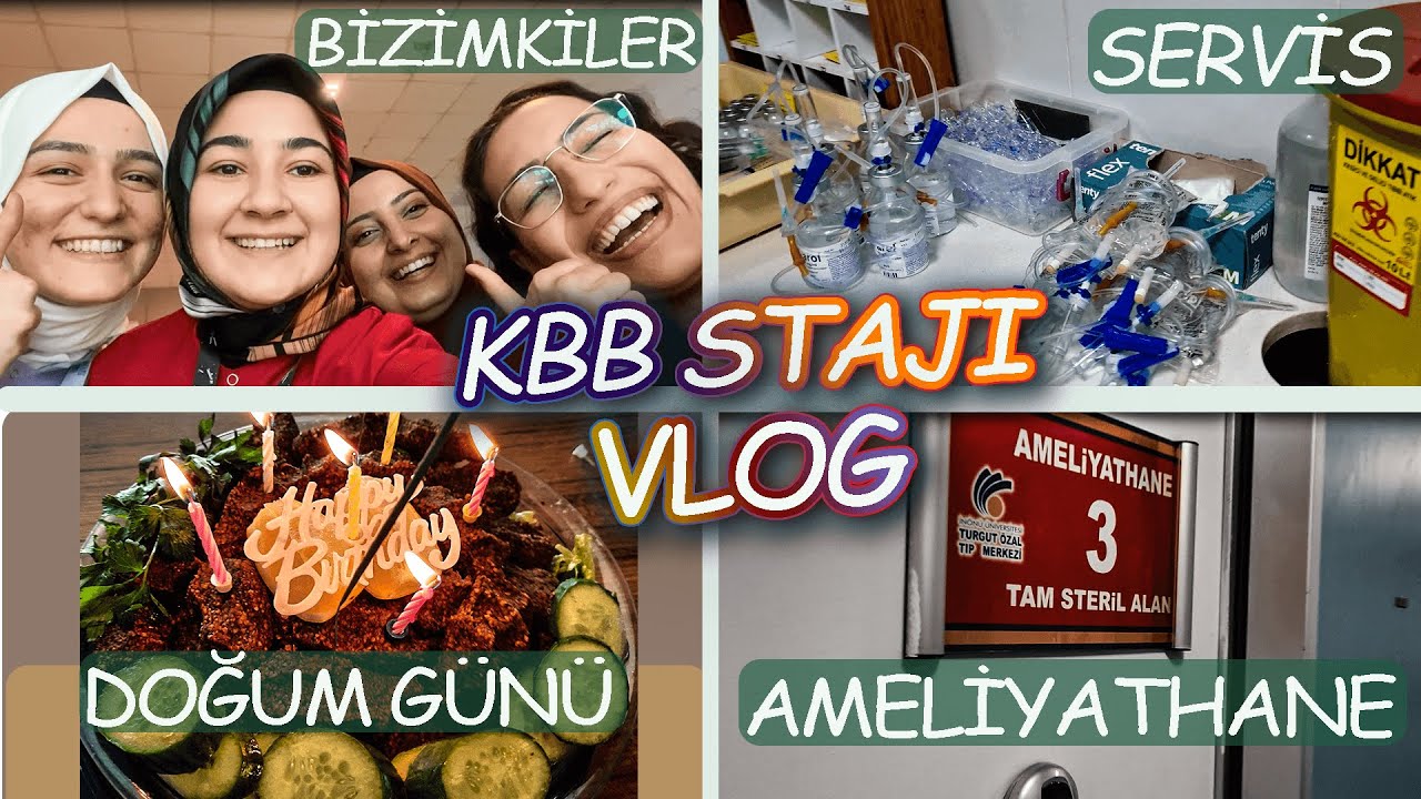 SÜRPRİZ DOĞUM GÜNÜ PARTİSİ VE KBB STAJI VLOG | AMELİYATHANE | TIP DERSLERİ | EN GÜZEL HEDİYELER