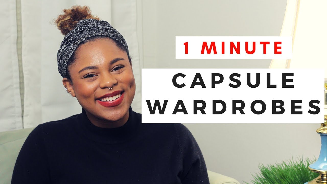 WHAT IS A CAPSULE WARDROBE in 1 minute | #MinimalismTips