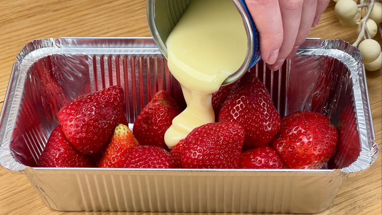 Nur 3 Zutaten! Das beliebteste Dessert in diesem Frühling.