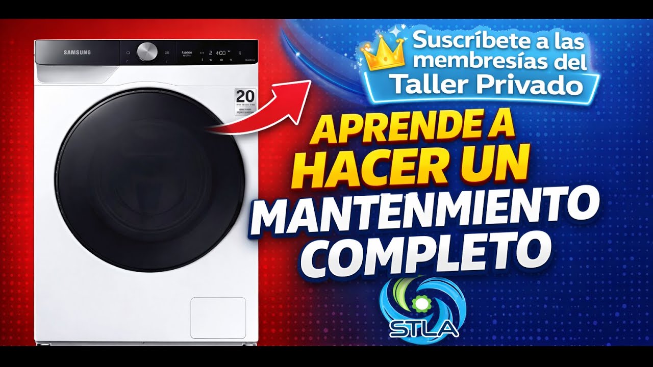 Cómo hacer mantenimiento completo a una lavasecadora Samsung #serviciotecnico #lavadora #reparación