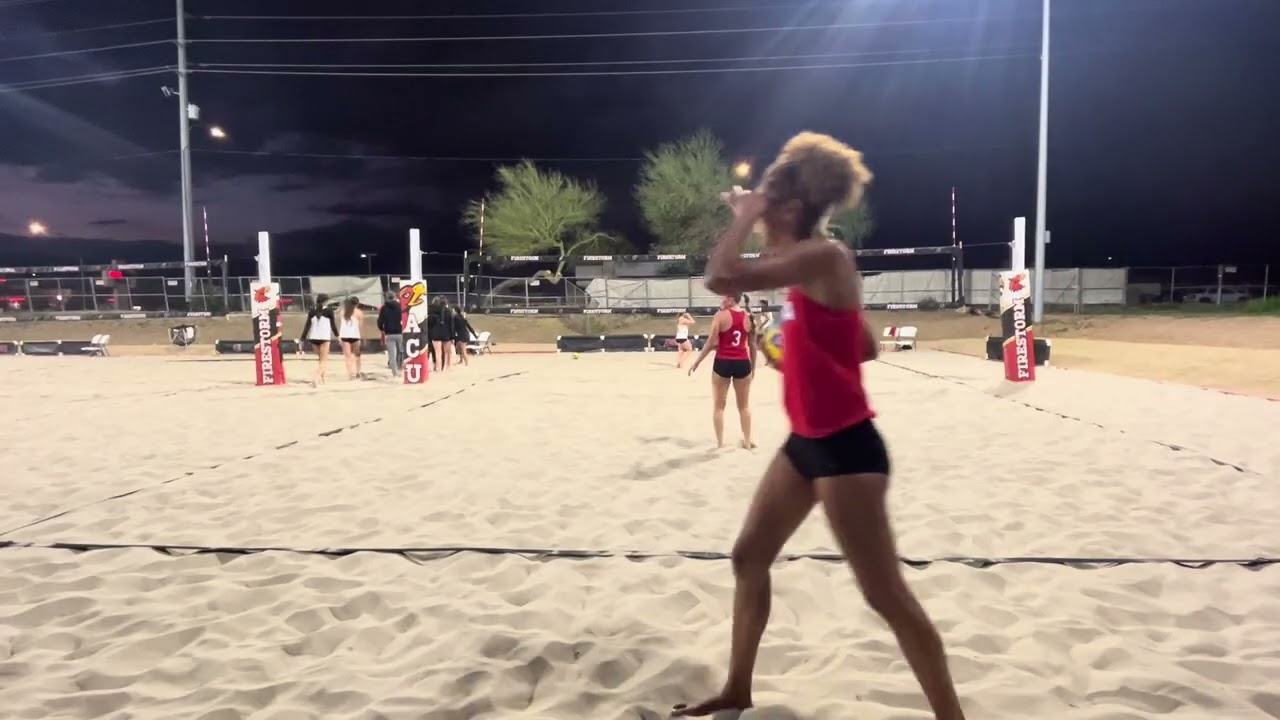 Simpson vs Mesa Beach volleyball 