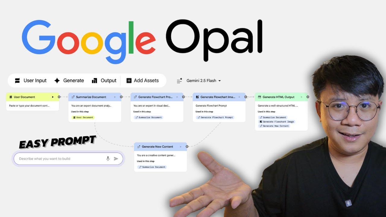 Opal สร้าง Workflow ง่ายๆ ด้วย AI แบบนี้เองเหรอ?
