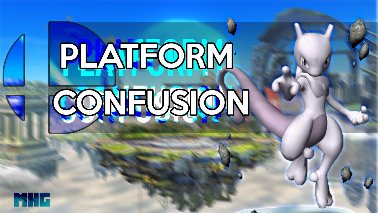 Mewtwo's Platform Confusion - Smash Bros 4 (Wii U)