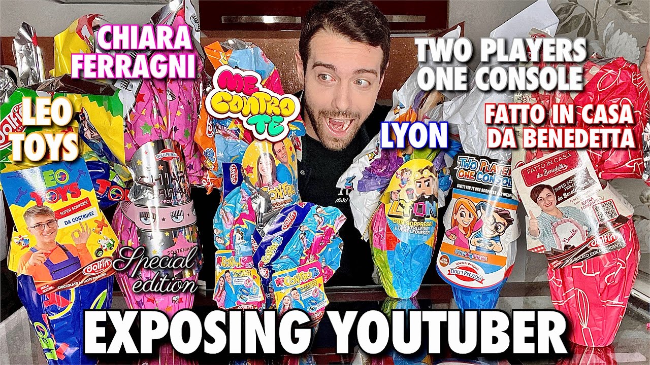 HO COMPRATO TUTTE LE UOVA DI PASQUA DEGLI YOUTUBER (e influencer) E LE APRIAMO INSIEME!