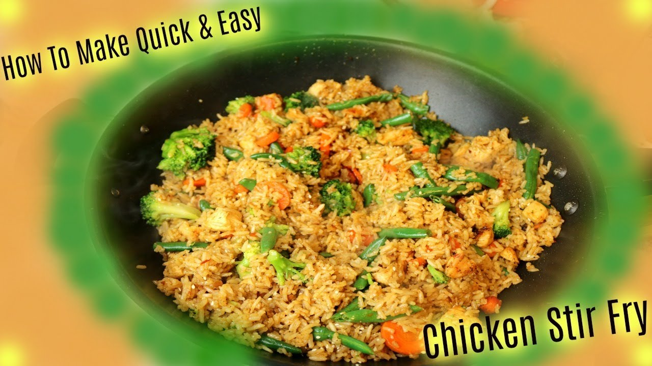 How To: Quick & EASY Chicken Stir Fry | #30minutemeals
