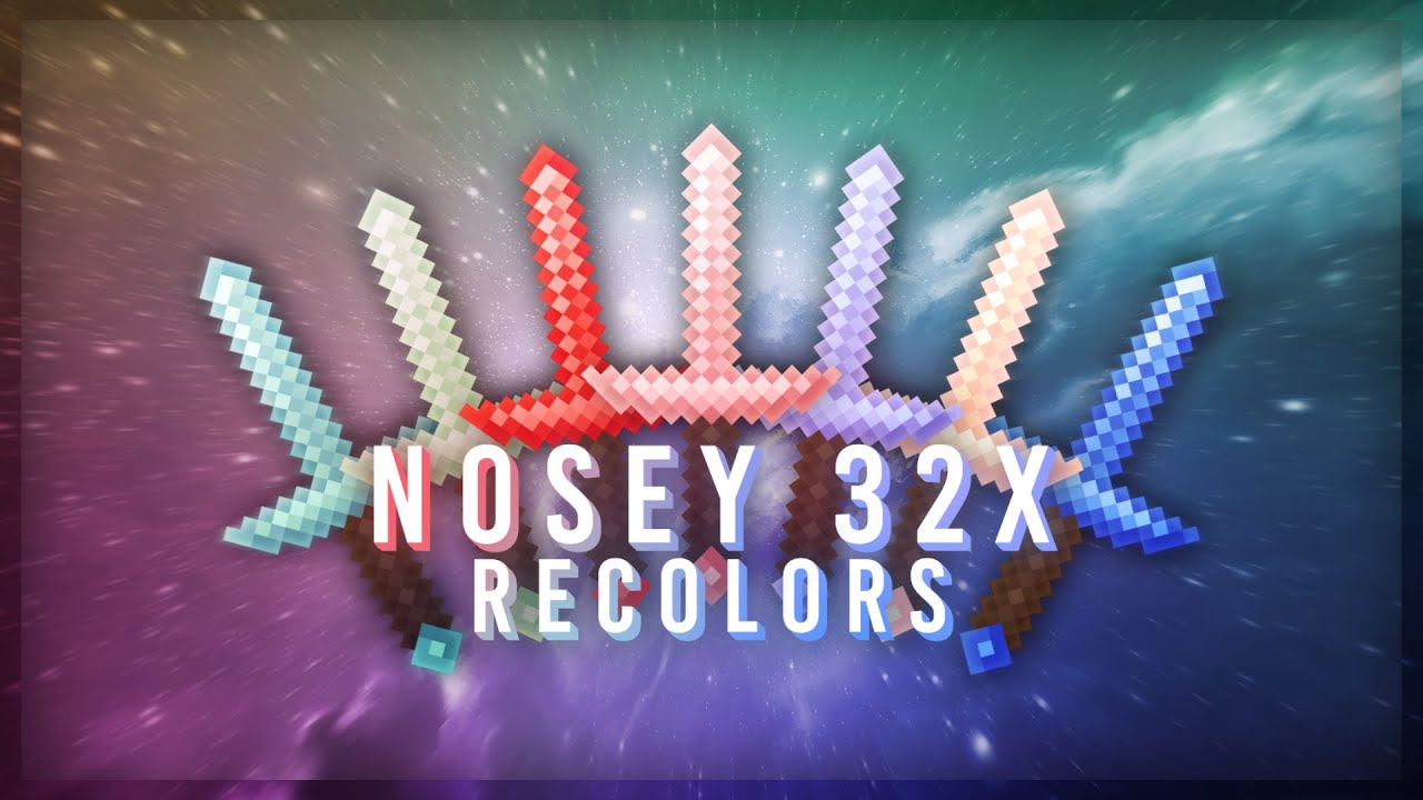 nosey 32x recolors + keyboard and mouse sounds