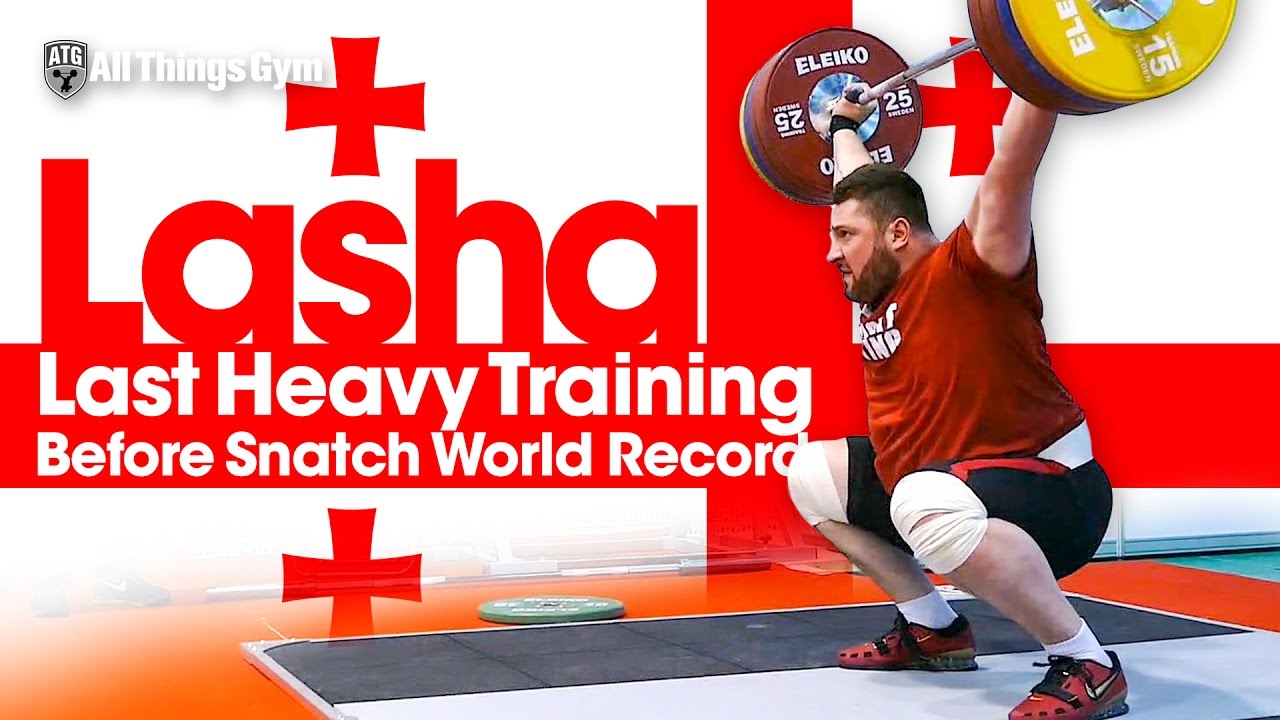 Lasha Talakhadze Last Heavy Training Before Snatch World Record 2017 European Championships