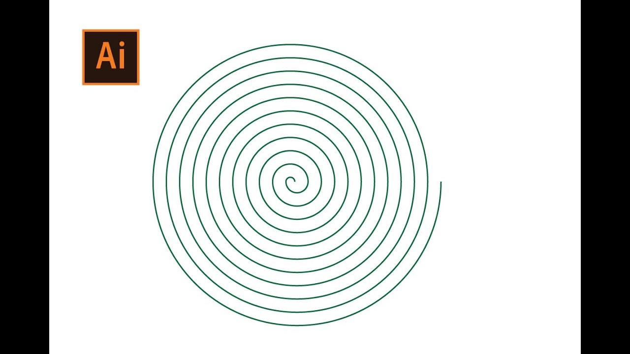 How to Draw a Linear Spiral in Adobe Illustrator