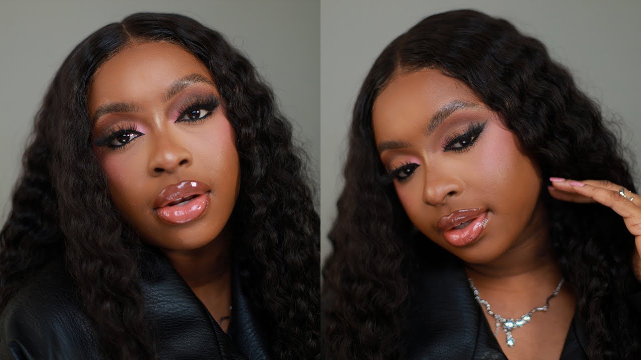 Date Night Glam: Pink Under-Eye & High Blush Makeup Tutorial #datenight #pinkundereye