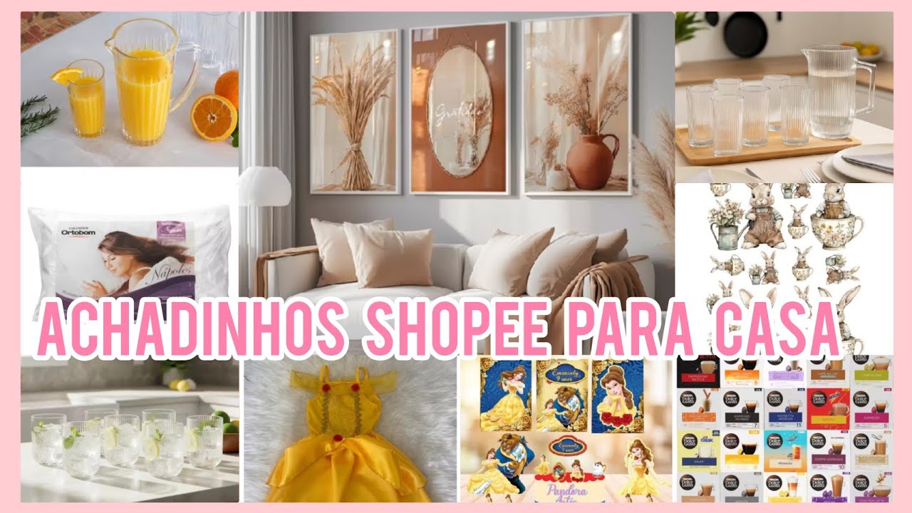 ACHADINHOS LINDOS NA SHOPEE/COMPRAS MARAVILHOSAS PARA O LAR #comprinhas#achadinhos#shopee#compras