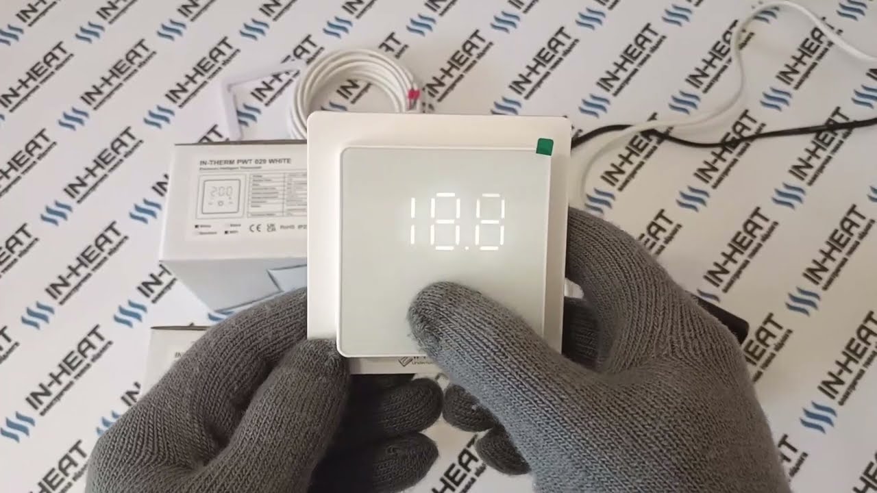 ⭐ Терморегулятор IN-THERM PT / PWT-029 для теплої підлоги та обігрівачів