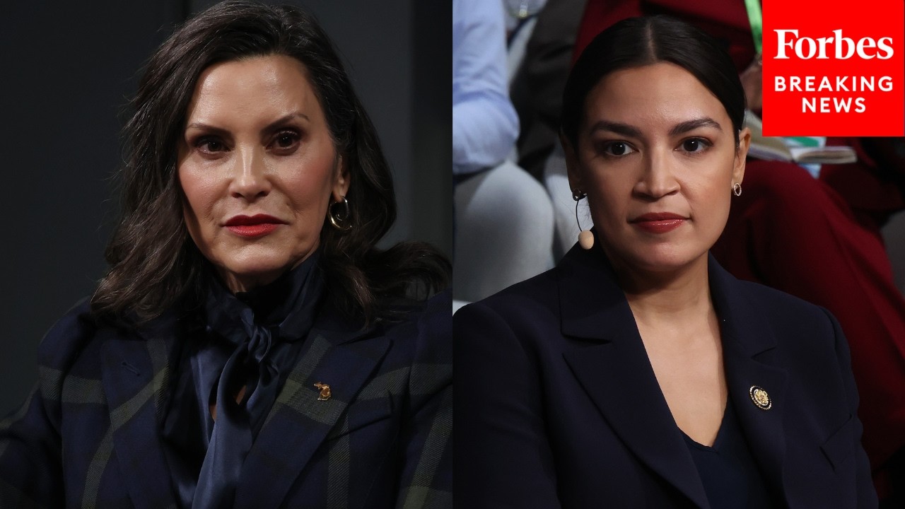 JUST IN: Gretchen Whitmer And AOC Discuss 'Seismic Shifts In US Foreign Policy' In Munich
